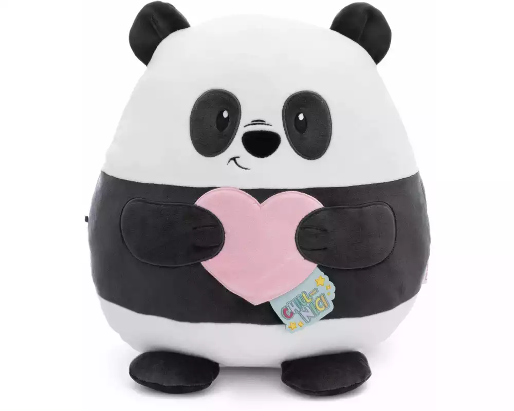 Nici Plüsch Kissen Panda mit Herz 30 cm