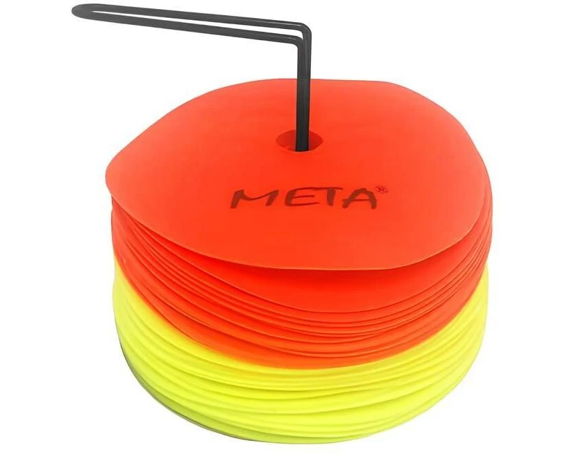 Meta-tu-Victoria Markierhütchen flach Orange/Gelb