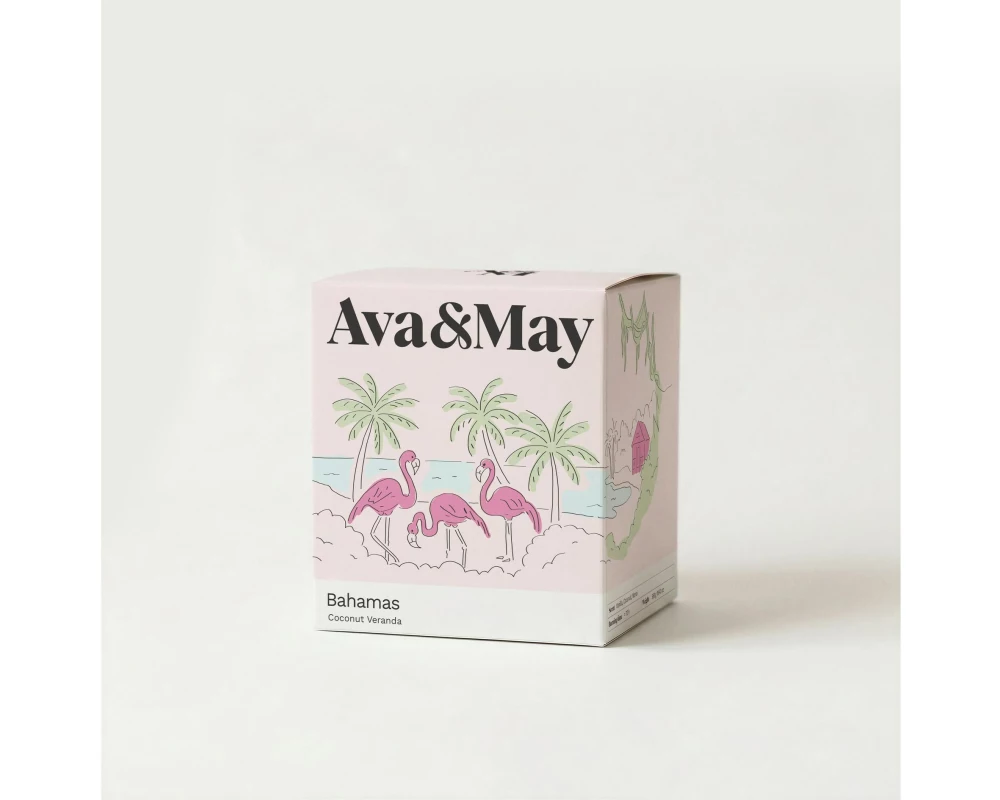 AVA & MAY Duftkerze Bahamas 550 g