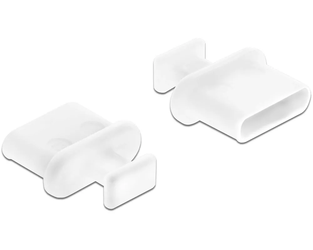 Delock Blindstecker/Staubschutz USB-C 10 Stück, Weiss mit Griff