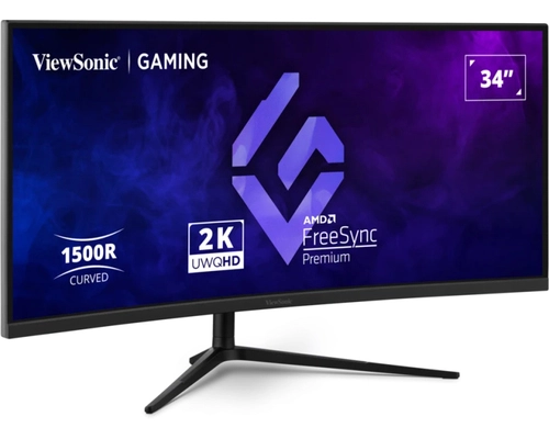 Viewsonic VX3418C-2K PC Flachbildschirm 86,4 cm (34") 3440 x 1440 Pixel UltraWide Quad HD Schwarz