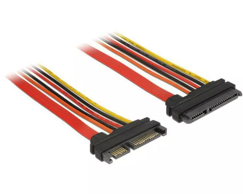 Delock SATA3-Kabel 3.3/5/12 Volt Verlängerung 10 cm