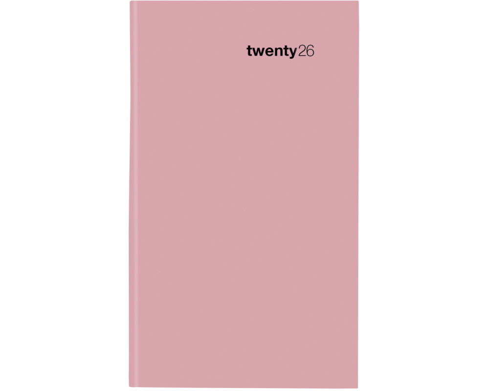 BIELLA Planer Luzern Colorful 2026 855527400026U 1M/2S rosa ML 8.7x15.3cm