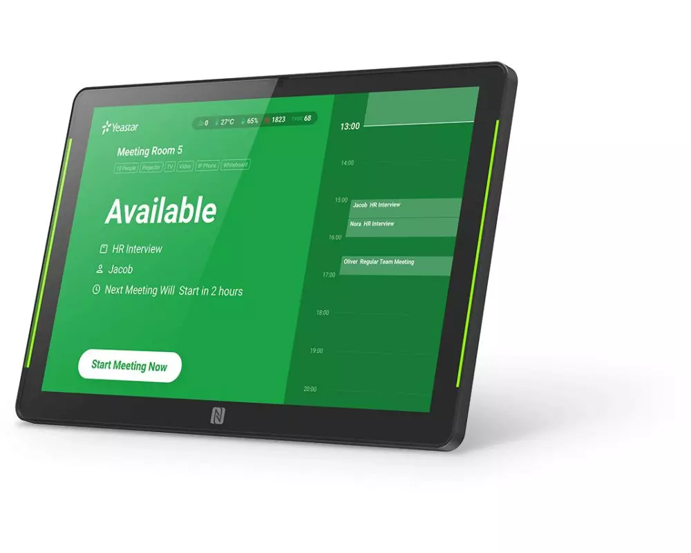 Yeastar Touch Panel Workplace Room Display DS7510-868 10.1"