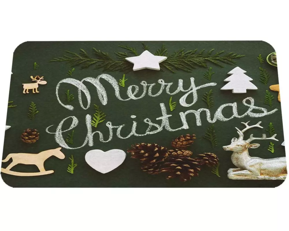 Conceptum Hypnose Türmatte Merry Christmas Grün