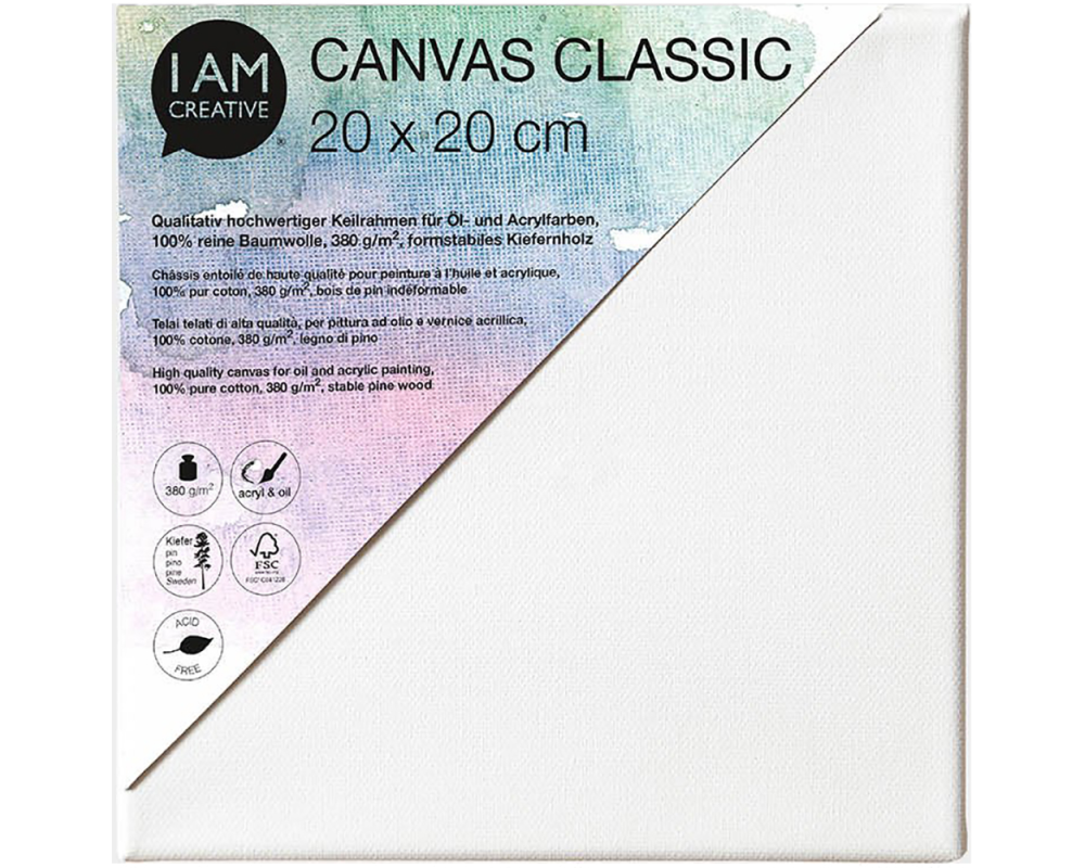 I AM CREATIVE Keilrahmen FSC 7002.202 20x20cm, Classic