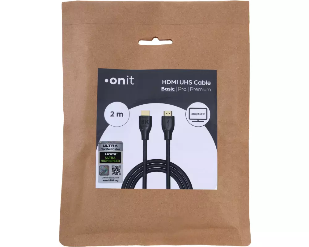 onit Kabel Basic HDMI - HDMI, 8K/60Hz, 2 m