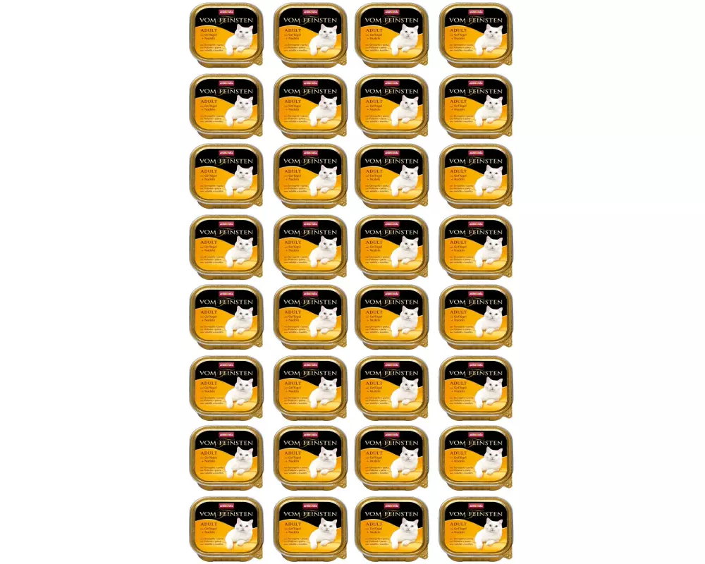 animonda Nassfutter Vom Feinsten Adult Geflügel & Nudeln, 32 x 100 g