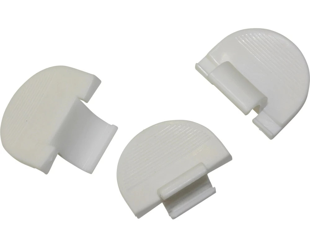 Gardinia Ersatzset Bediengriffe, Weiss, 3 Stück