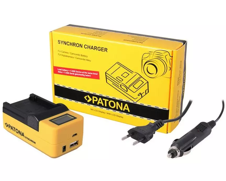 Patona Ladegerät Synchron USB Nikon ENEL12