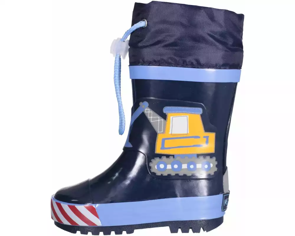 Playshoes Gummistiefel Baustelle Gr. 24/25, Marineblau