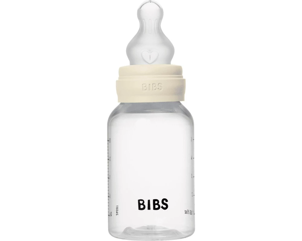 Bibs Baby Bottle Anti Colic Silicone Slow Flow Ivory 150 ml
