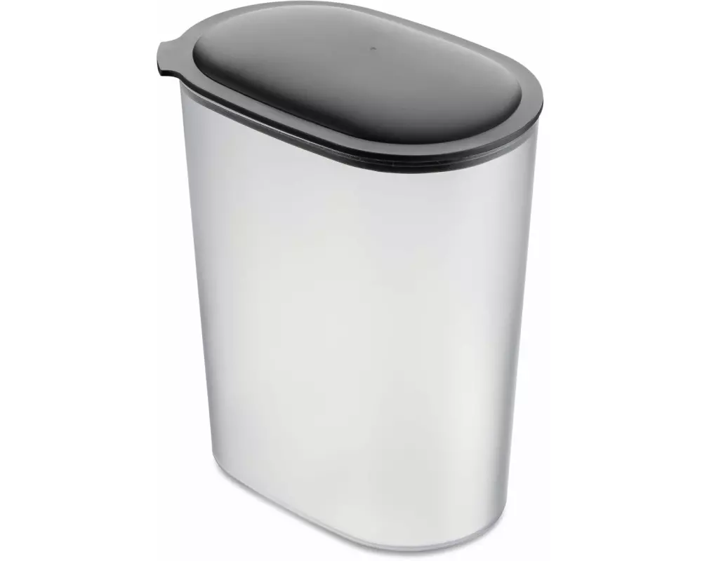 Koziol Vorratsdose Connect L 2.5 l, Dunkelgrau/Grau