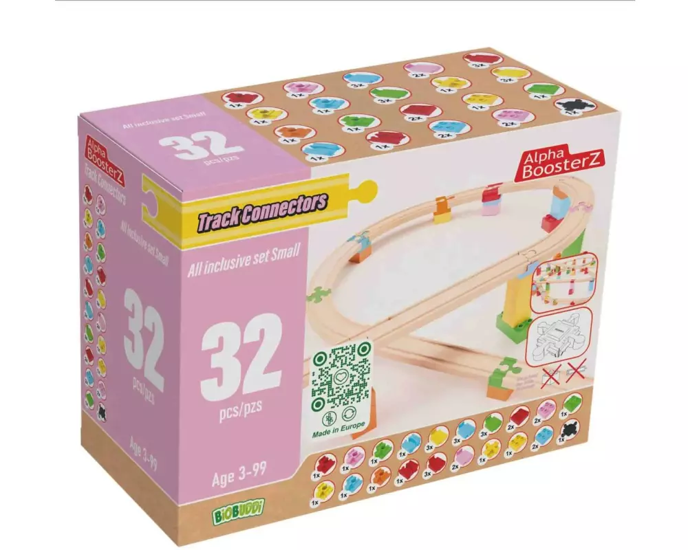 AlphaBoosterz TrackConnectors – all inclusiv Set Small