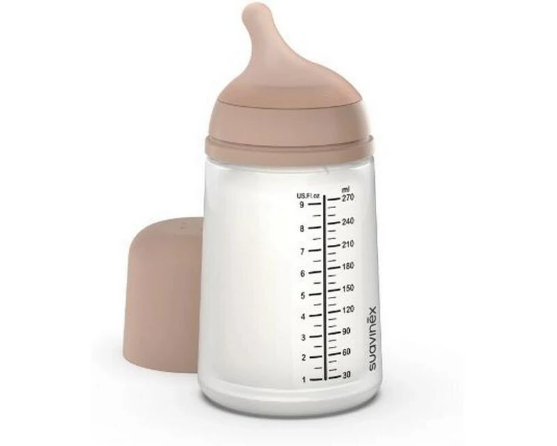 suavinex Trinkflasche Antikolikflasche Hellbraun 0.0, 270 ml Gr. M