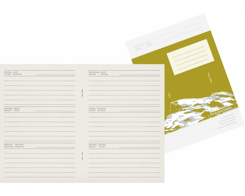 INGOLD-BIWA Aufgabenheft B6 02.9624.123 grau 80g 24 Blatt