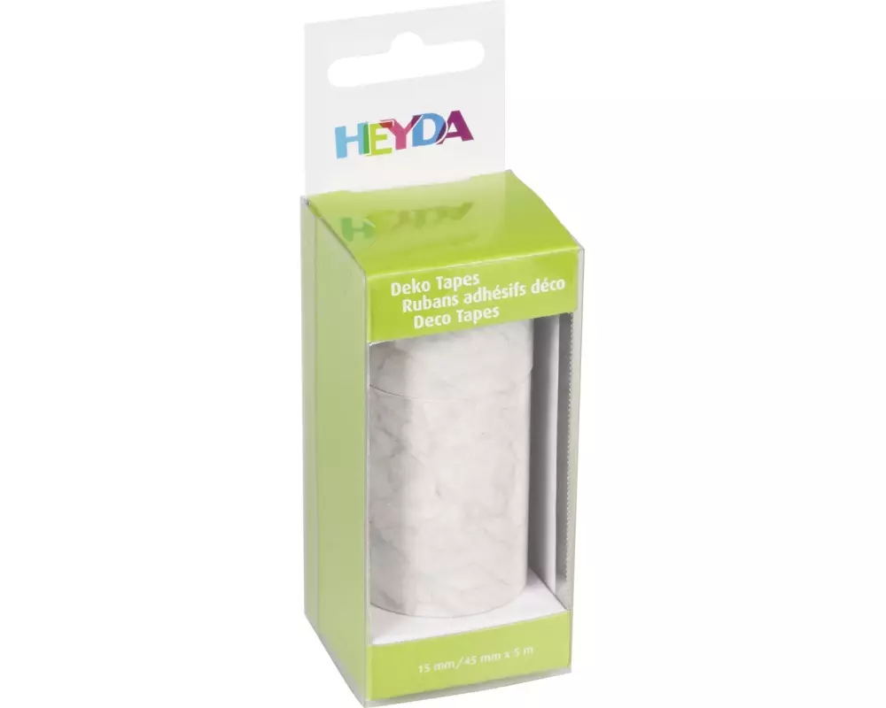 Heyda Washi Tape Marmor Weiss