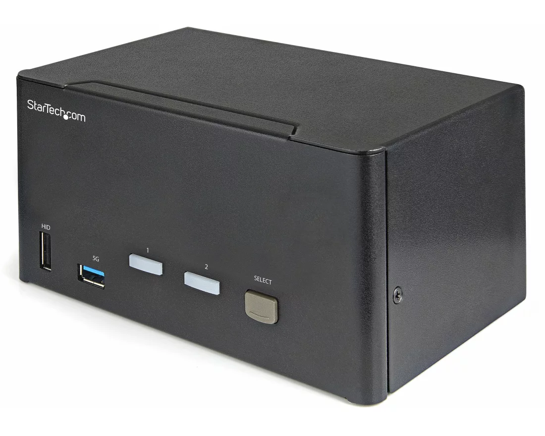 StarTech.com SV231TDPU34K Tastatur/Video/Maus (KVM) Switch Schwarz