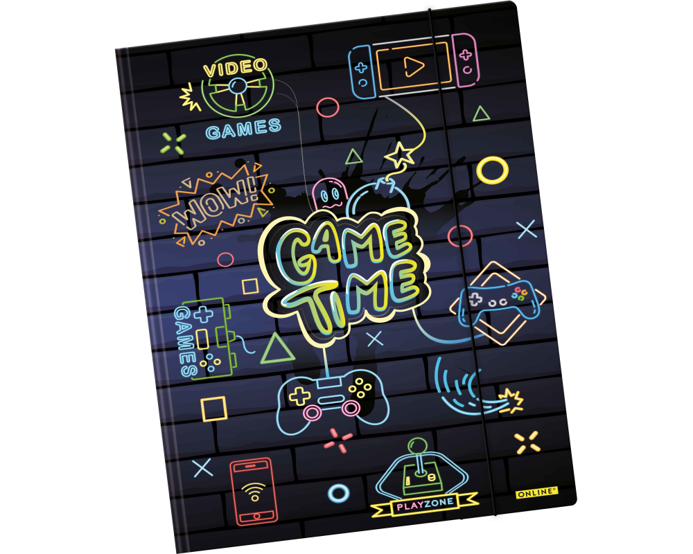 ONLINE Gummizugmappe A3 10142/6 Game Time