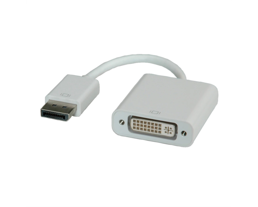 ROLINE DisplayPort-DVI Adapter, DP Stecker-DVI Buchse