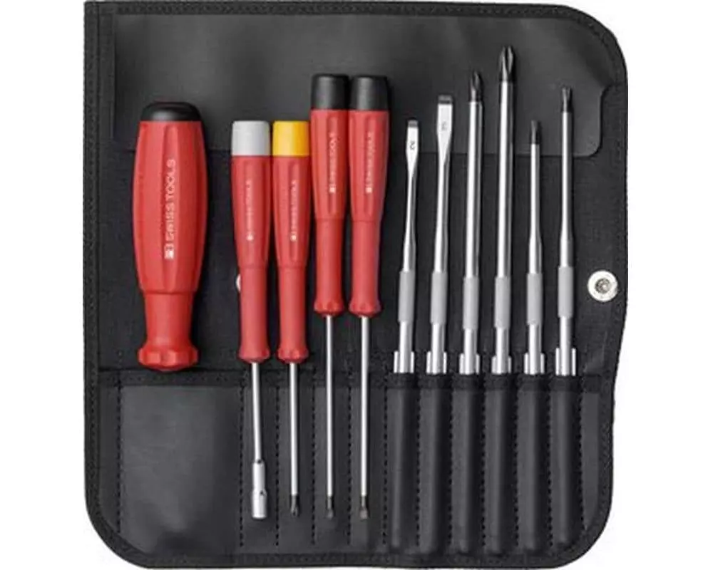 PB Swiss Tools Schraubenzieher-Set PB 8220 mit Etui 10-teilig