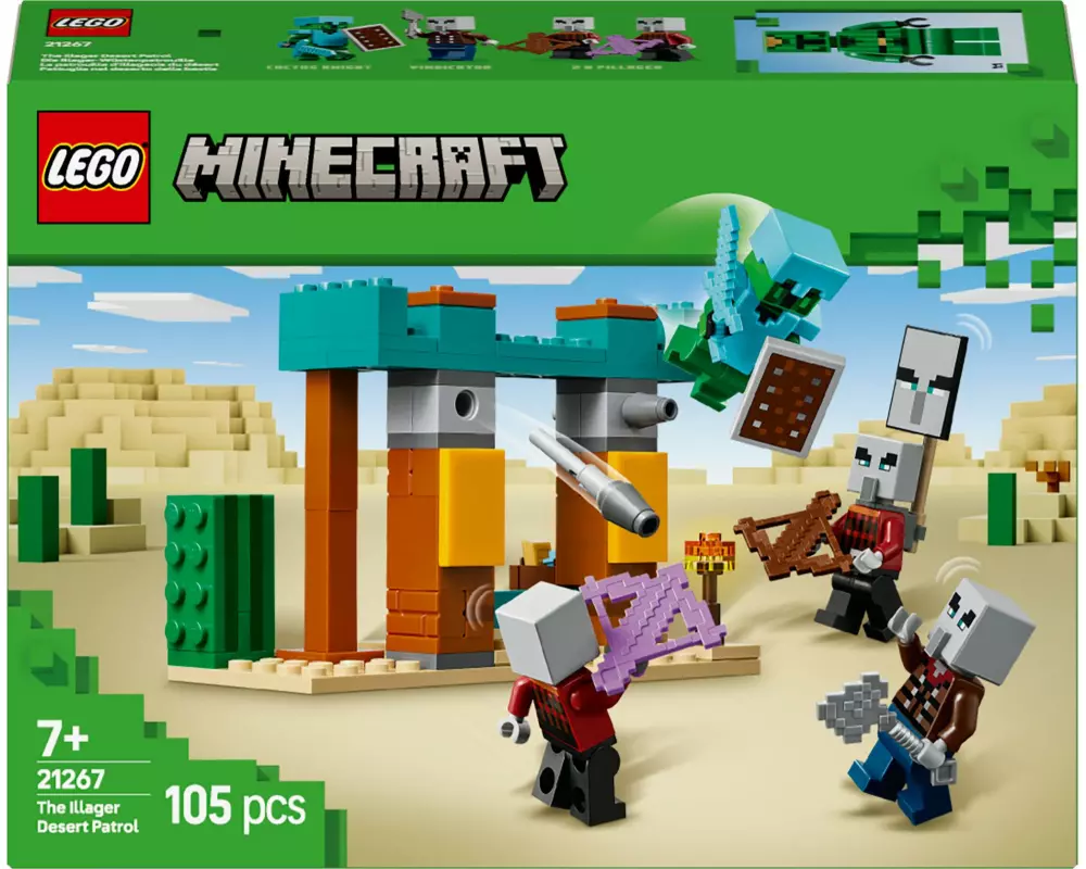 LEGO® Minecraft Die Illager-Wüstenpatrouille 21267