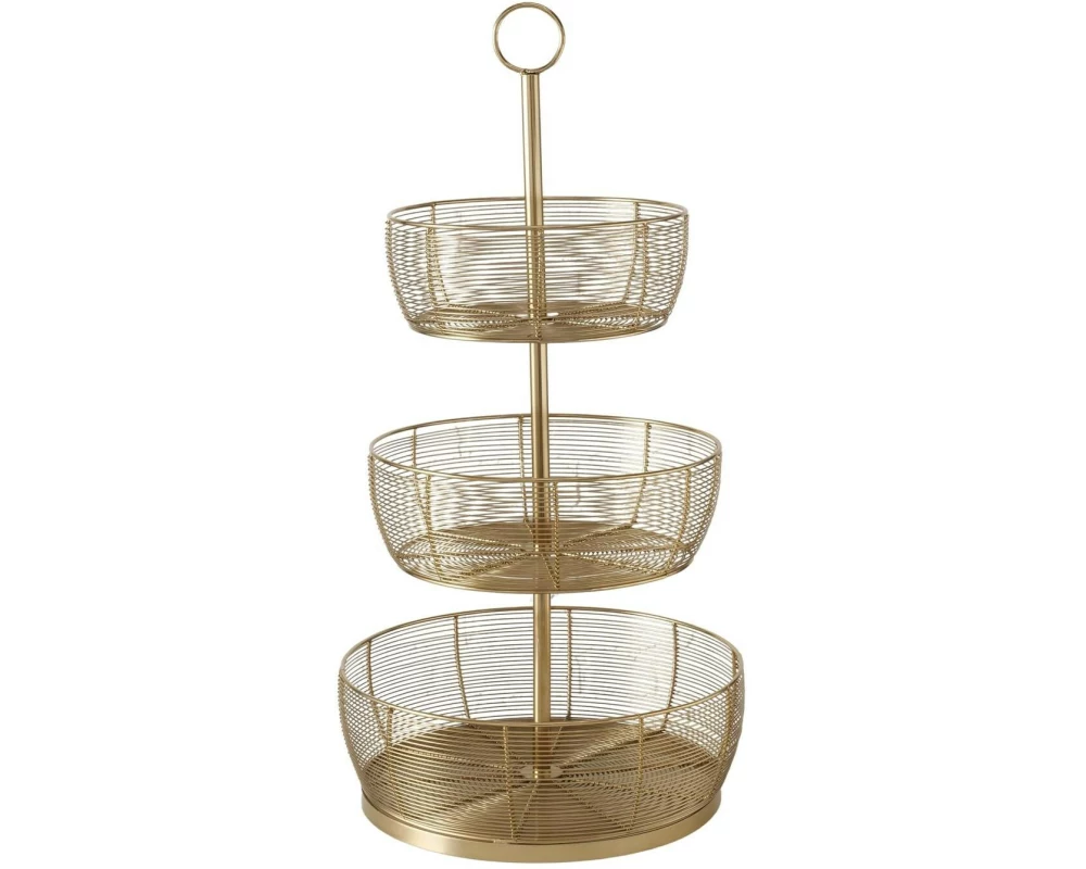 Boltze Etagere Enrico Gold, 70 x 36 cm