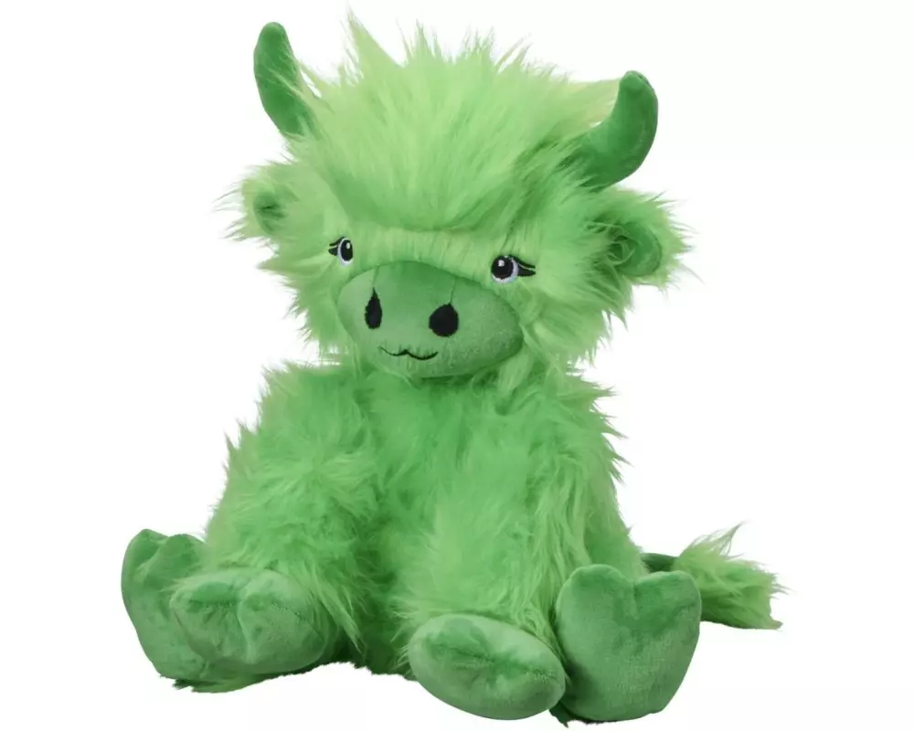 Bauer Plüsch Highland Kuh 25 cm Grün