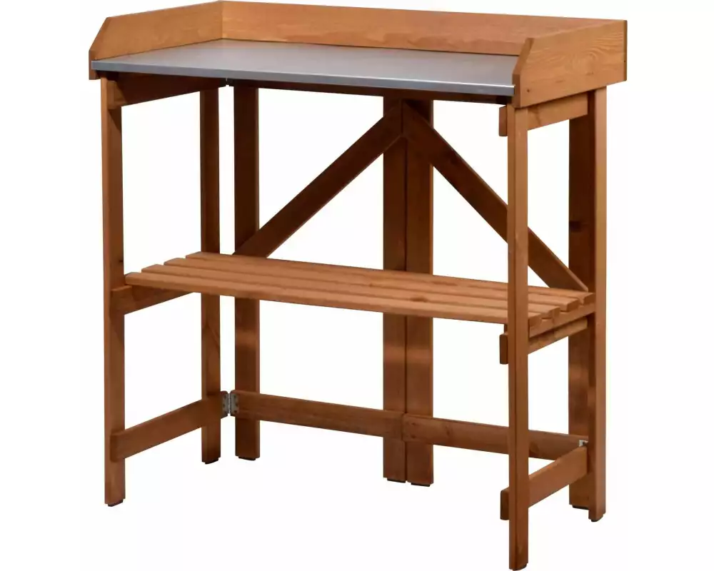 dobar Pflanzentisch faltbar mit Ablage