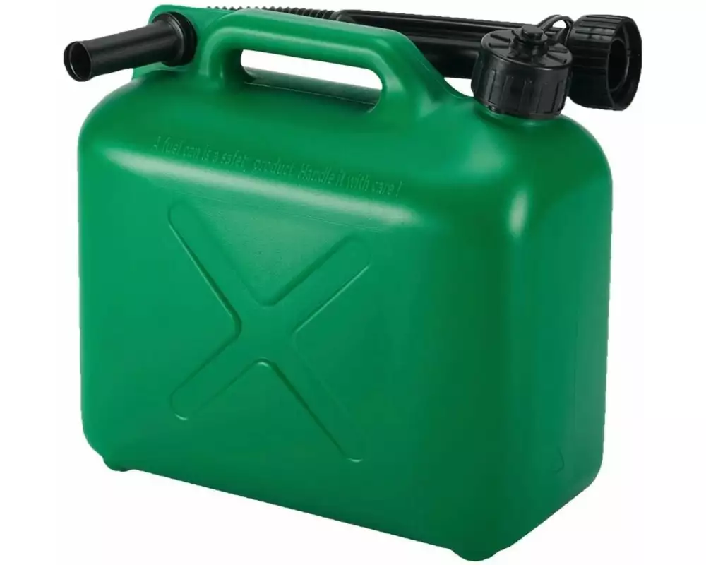 TopLine Kunststoff-Benzinkanister, 5 Liter, grün