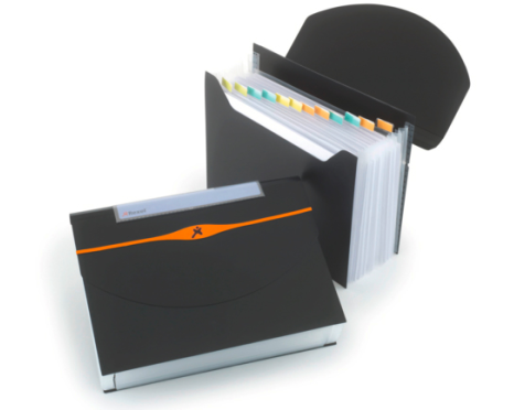 REXEL OPTIMA Fächermappe A4 2102483 schwarz 13 Fächer