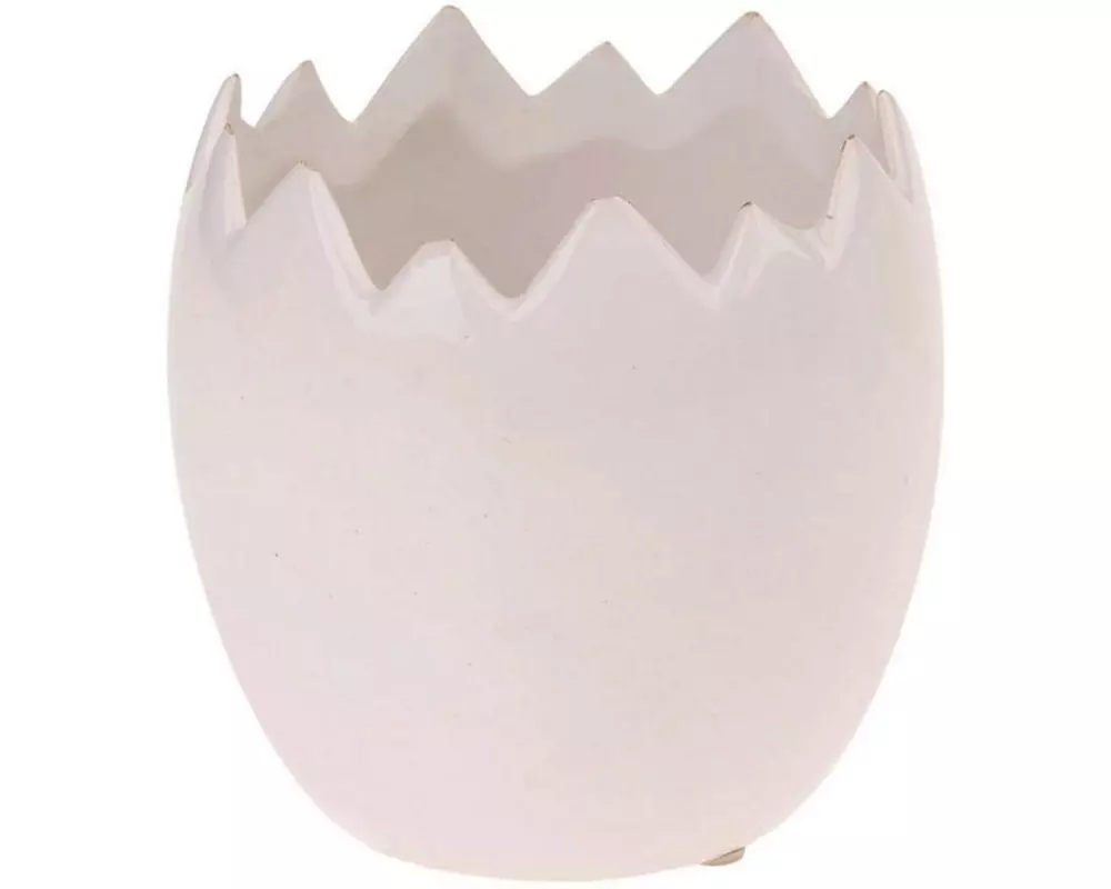 Opiflor Keramiktopf Calimero 1 Stück, Weiss