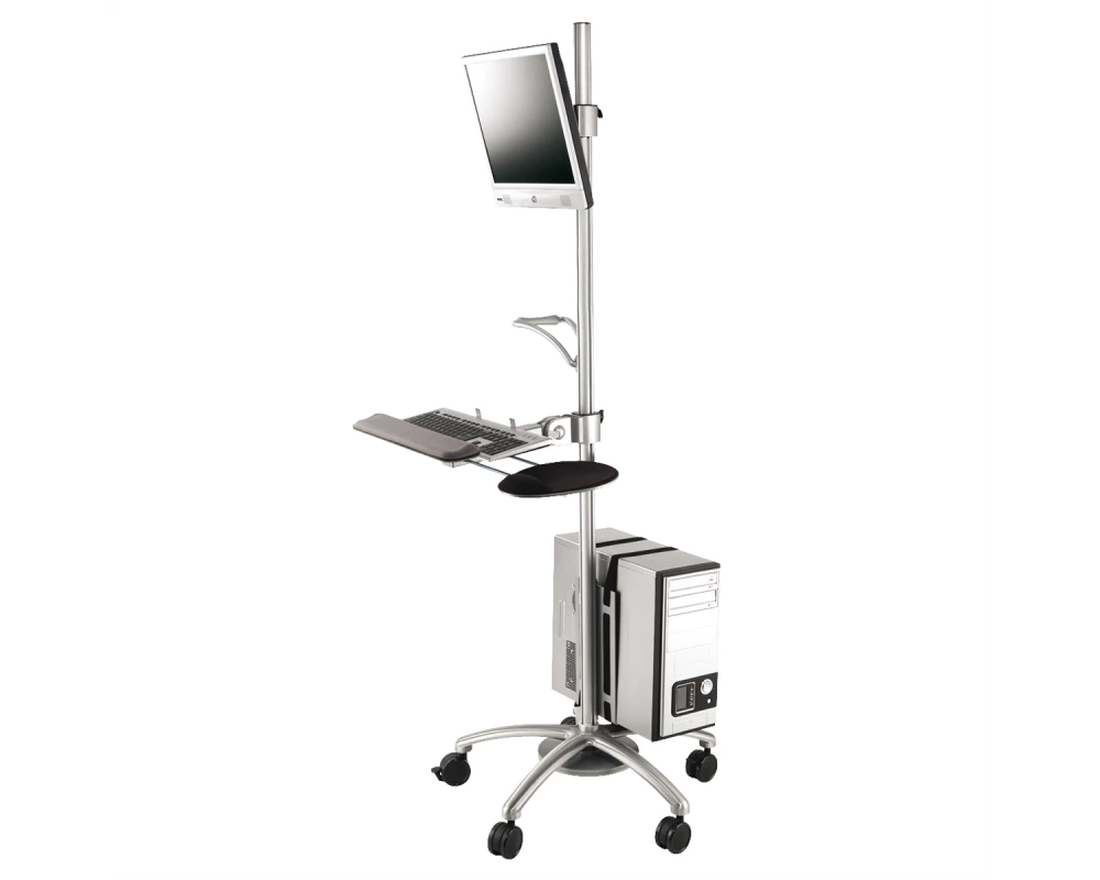 ROLINE PC/LCD-Rollständer, höhenverstellbar, bis 30 kg