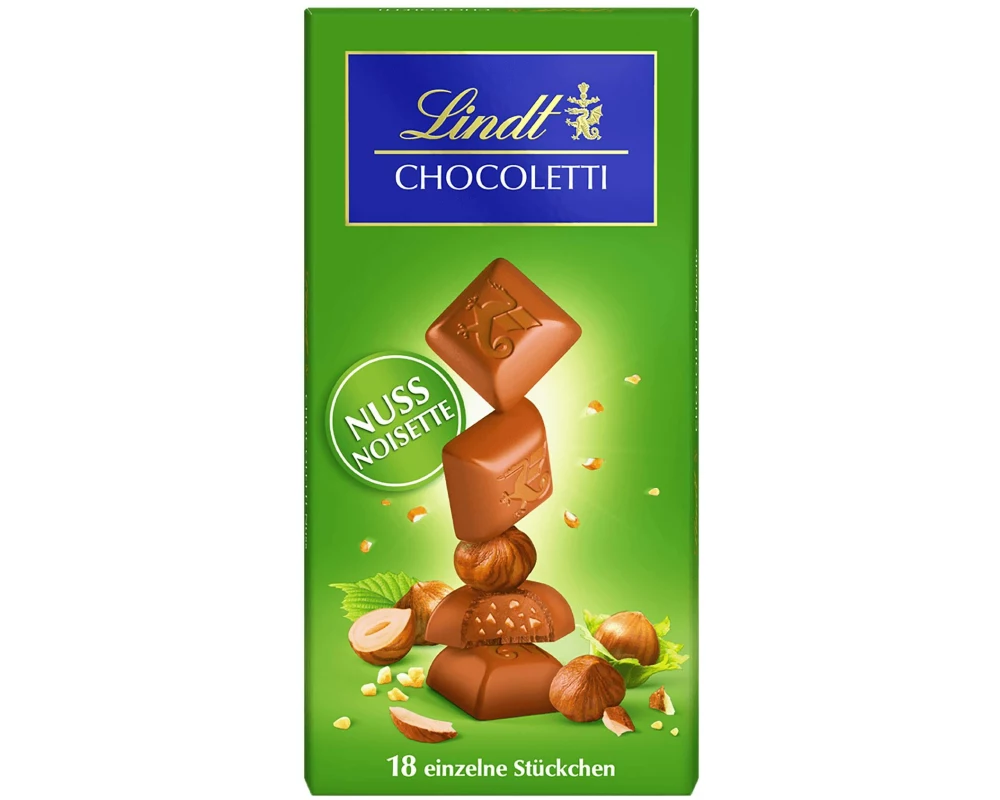 Lindt Tafelschokolade Chocoletti Nüsse & Mandeln 100 g