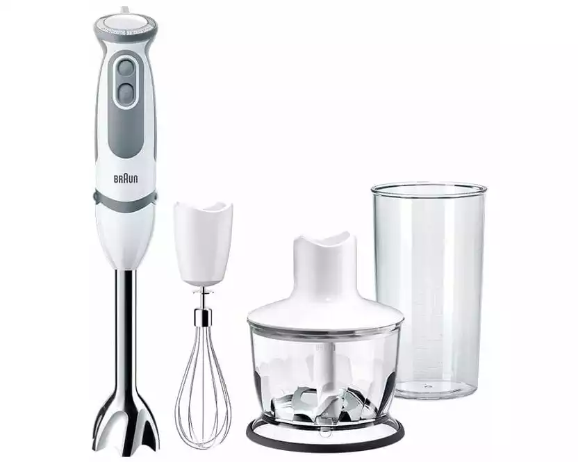 Braun Stabmixer MultiQuick 5 Vario MQ 5235 WH Grau/Weiss
