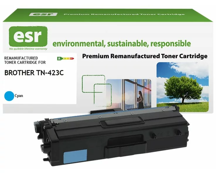 ESR Toner cartridge compatible with Brother TN-423C cyan High Capacity remanufactured 4.000 pages