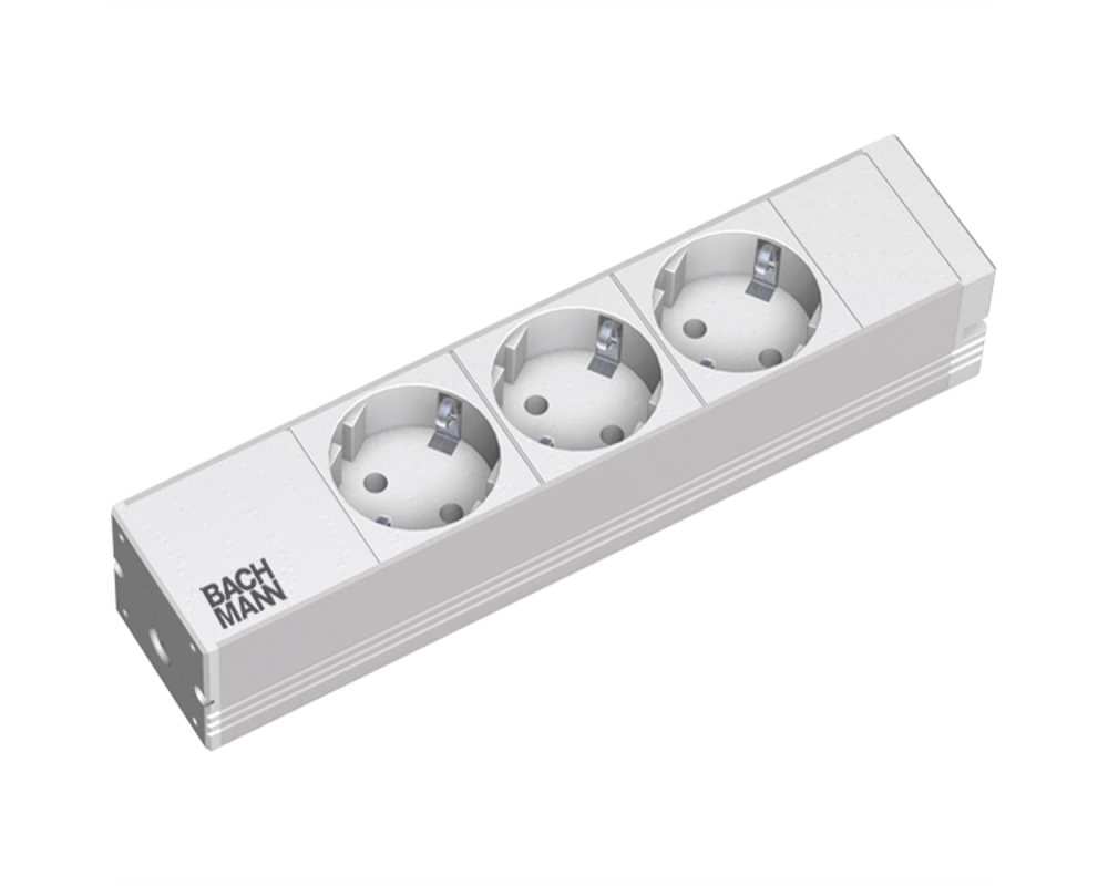 BACHMANN 10" PDU 1HE 3xCEE7/3 Strom 2,0m