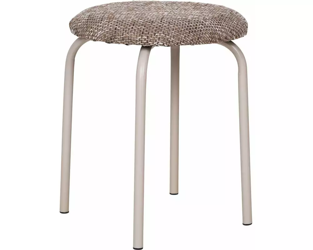 House Nordic Hocker Asmara Stahl, Braun