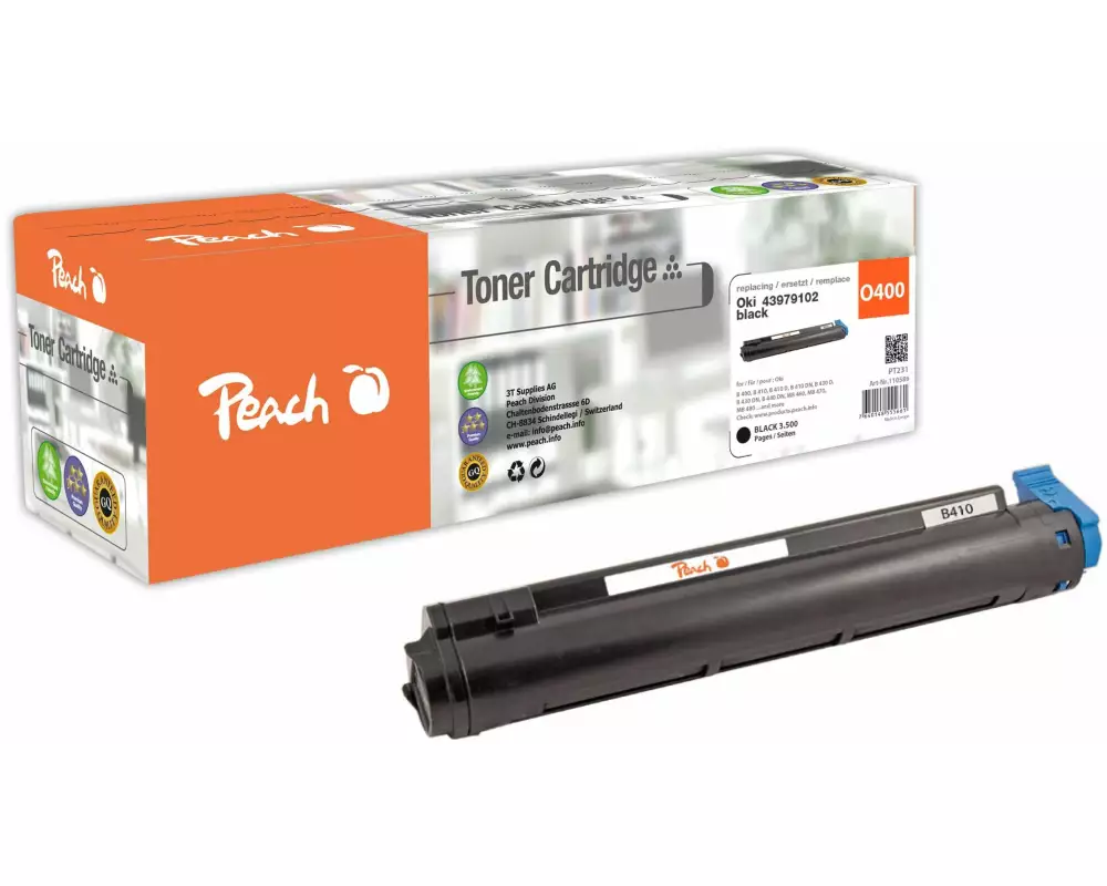 Peach Toner OKI 43979102 Black