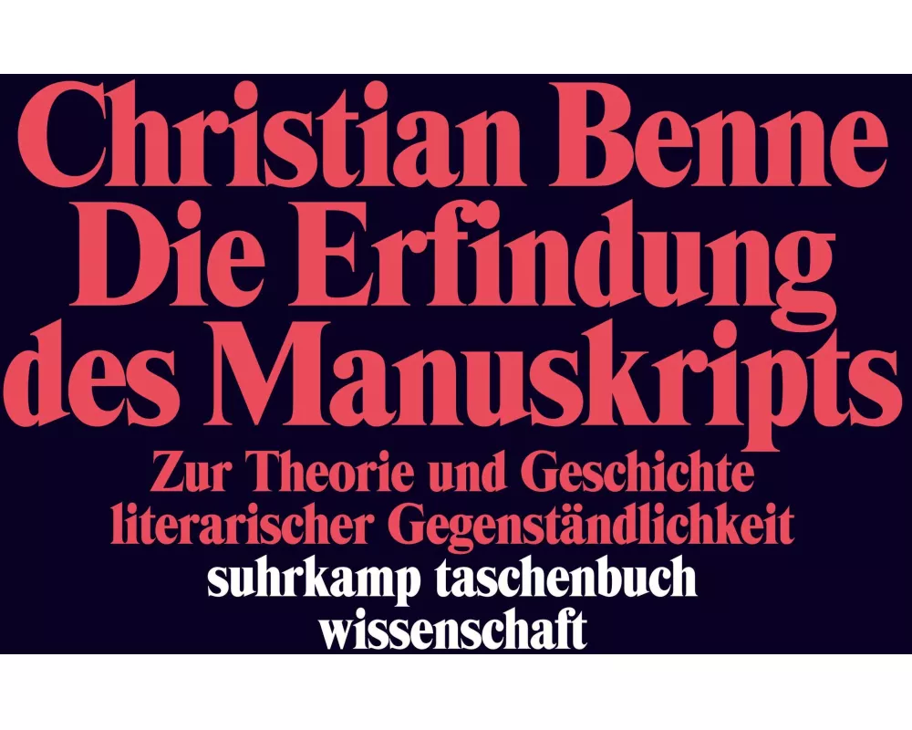 Die Erfindung des Manuskripts
