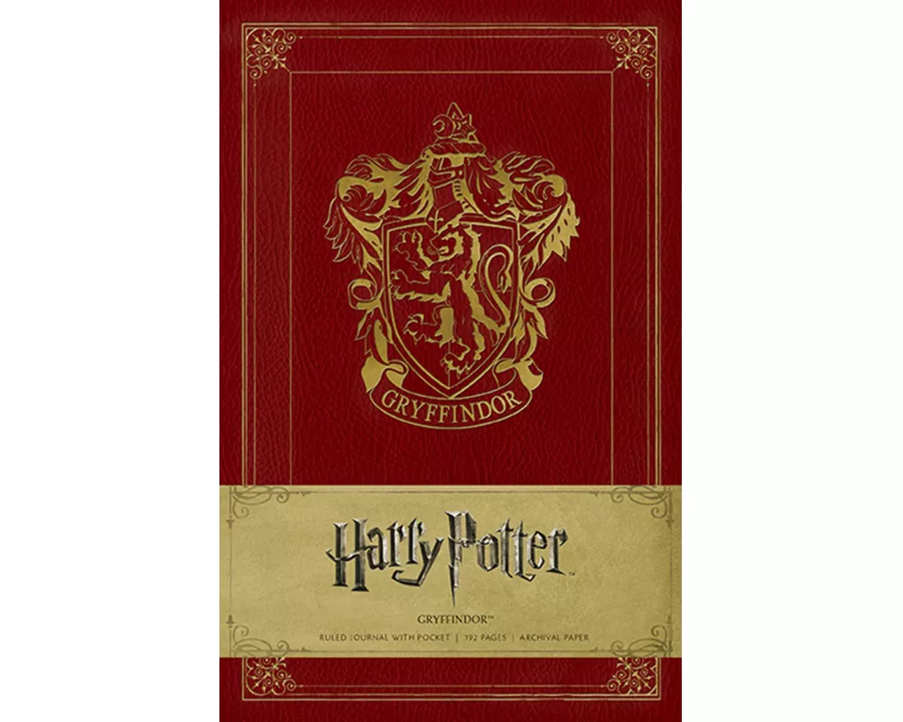 Harry Potter Gryffindor Hardcover Ruled Journal