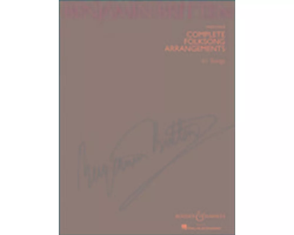 Complete Folksong Arrangements - 61 Songs