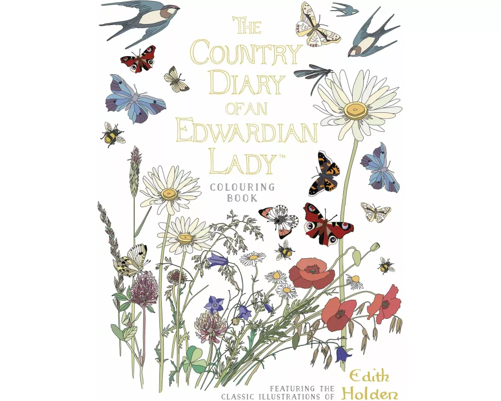 The Country Diary of an Edwardian Lady Colouring Book