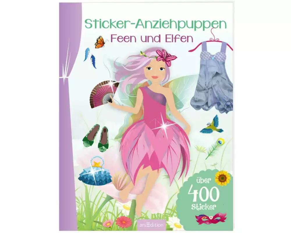 Sticker-Anziehpuppen – Feen und Elfen