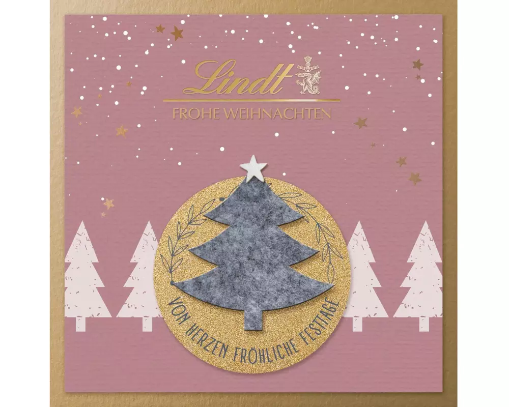 Lindt Pralinés Filz Edition Weihnachten 175 g