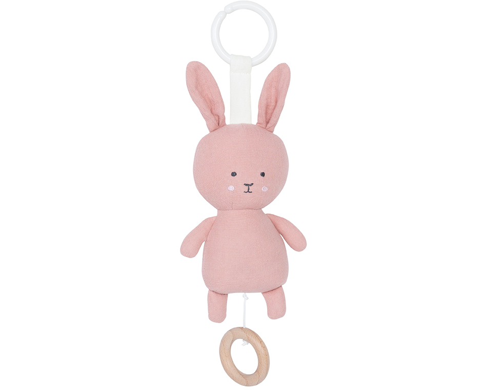 JABADABADO Musik Mobile Hase 21cm K118 rosa