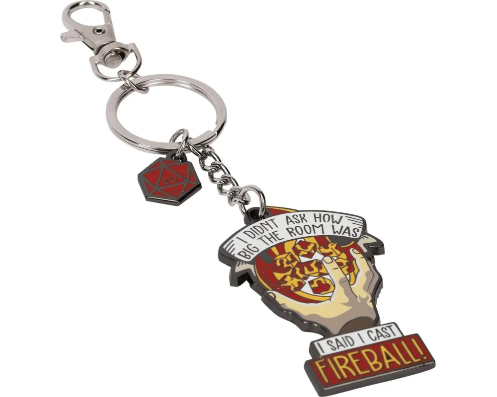 Glass Staff Schlüsselanhänger I Cast Fireball Mehrfarbig