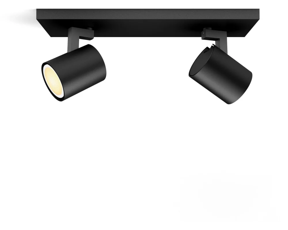 Philips Hue White Ambiance Runner Doppelspot Schwarz
