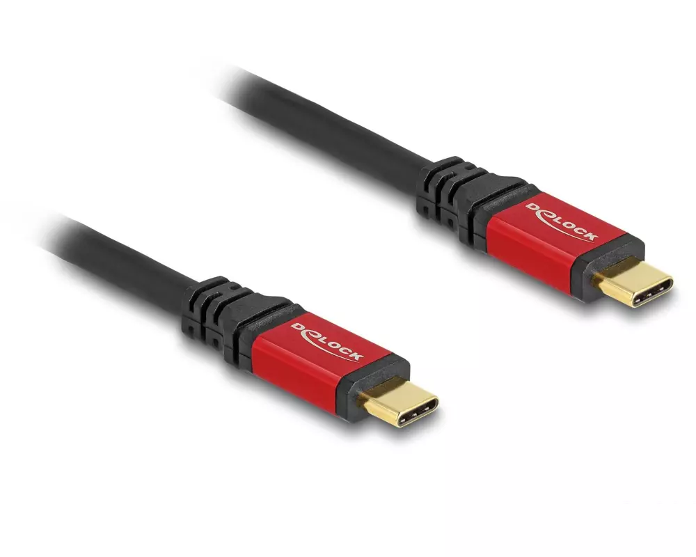 Delock USB 2.0-Kabel PD 3.0 100 W USB-C - USB-C 1 m