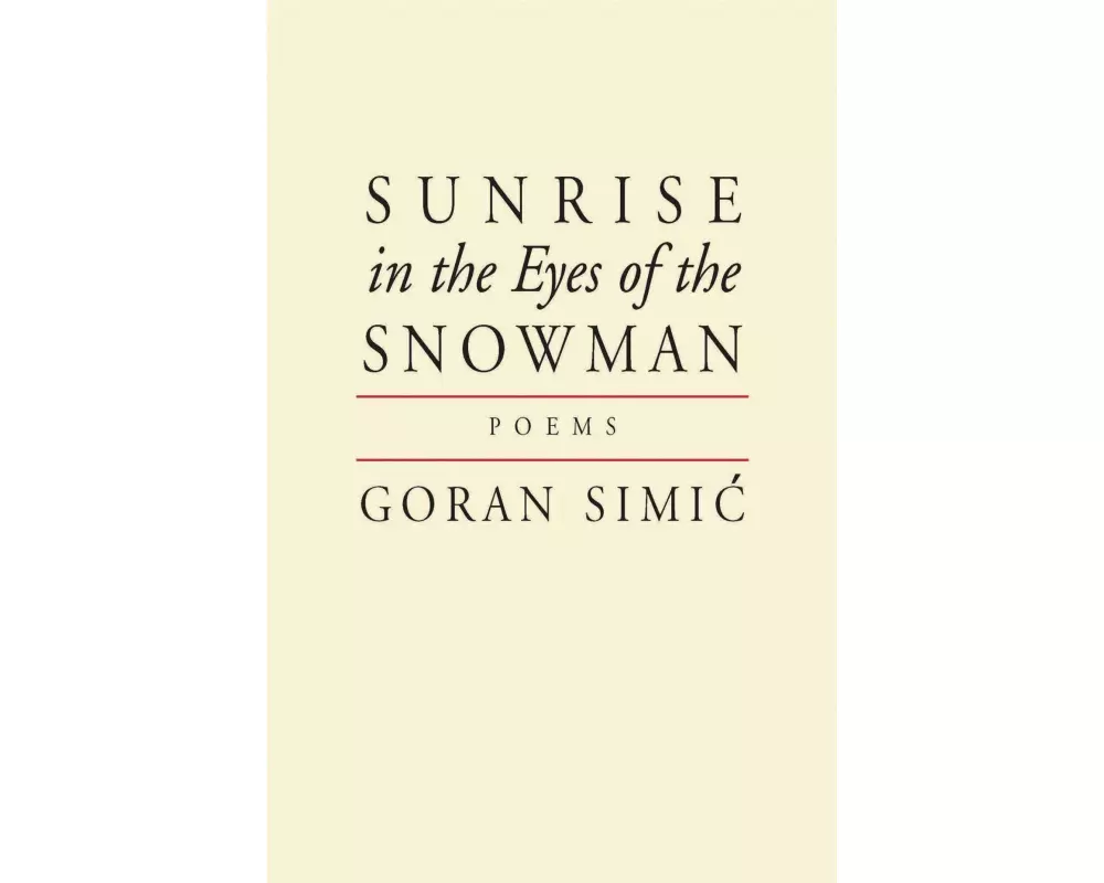 Sunrise in the Eyes of the Snowman